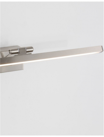Aplica perete LED baie aurie/argintie liniara Viggo, din metal, 37,6 cm, ajustabila, 9117301 - Novaluce [14]