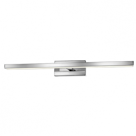 Aplice LED - Aplica perete LED baie crom liniara Fanzi, 49/63 cm, din metal, IP44, 787002 - Novaluce