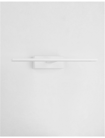 Aplica perete LED baie neagra/alba liniara Gita, 41,5/62 cm, din metal, IP44, 9053202 - Novaluce [14]