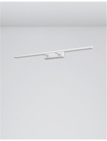 Aplica perete LED baie neagra/alba liniara Simira, din metal, IP44, 9053302 - Novaluce [2]