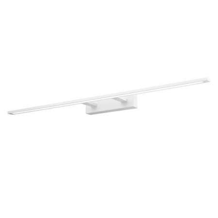Aplice LED - Aplica perete LED baie neagra/alba liniara Simira, din metal, IP44, 9053302 - Novaluce