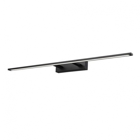 Aplica perete LED baie neagra/alba liniara Simira, din metal, IP44, 9053302 - Novaluce [6]