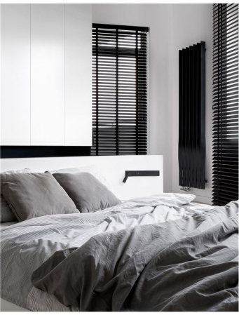Aplica perete LED liniara neagra/alba Norbi, cu cititor stanga/dreapta ajustabil, din metal, cu port USB, 9533521 - Novaluce [8]