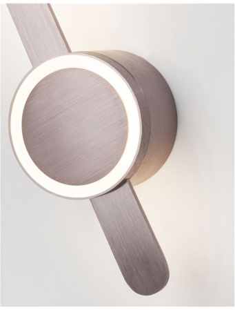 Aplica perete LED moderna cafenie Darga, aspect aratator ceas ajustabil, 80/100 cm, 9190718 - Novaluce [4]