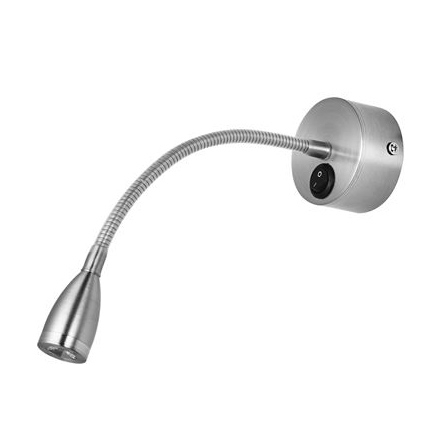 Promotii - Aplica perete LED premium crom/alba Alvin, din metal, ajustabila, 9701613 - Novaluce