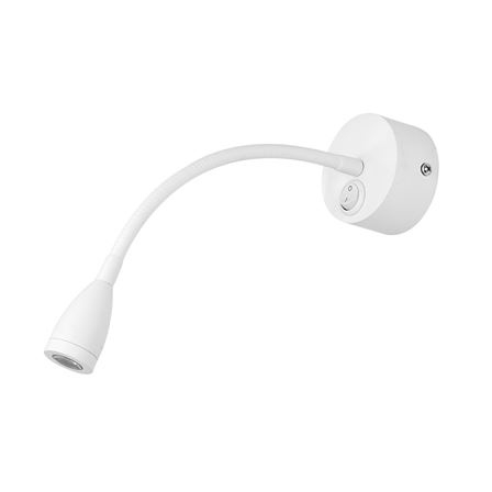 Promotii - Aplica perete LED premium crom/alba Alvin, din metal, ajustabila, 9701611 - Novaluce