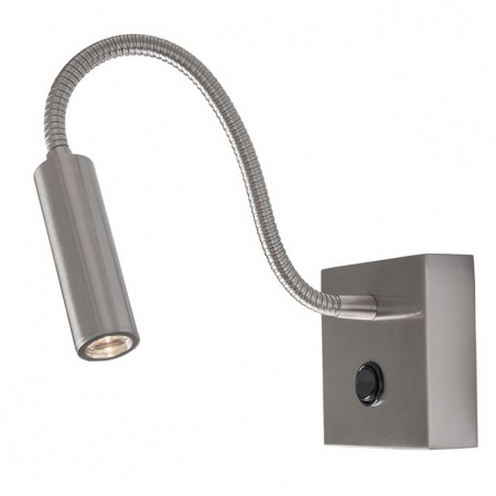 Promotii - Aplica perete LED premium crom/alba Stasia, din metal, ajustabila, 8128201 - Novaluce