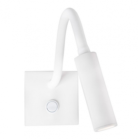 Promotii - Aplica perete LED premium crom/alba Stasia, din metal, ajustabila, 8128202 - Novaluce