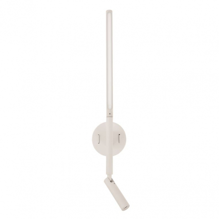 Aplica perete LED premium neagra/alba Stick rotativa, din metal, 55 cm, cu cititor, 9182812 - Novaluce [11]