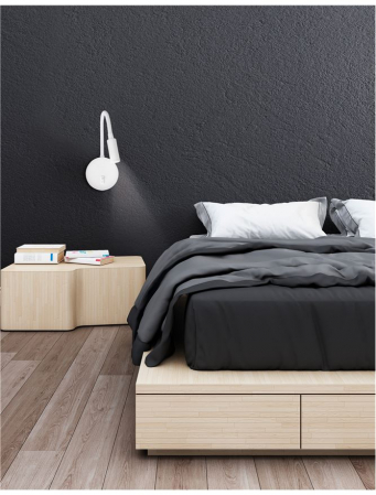 Aplica perete LED premium negru/alba Beka, din metal, ajustabila, 8140321 - Novaluce [1]