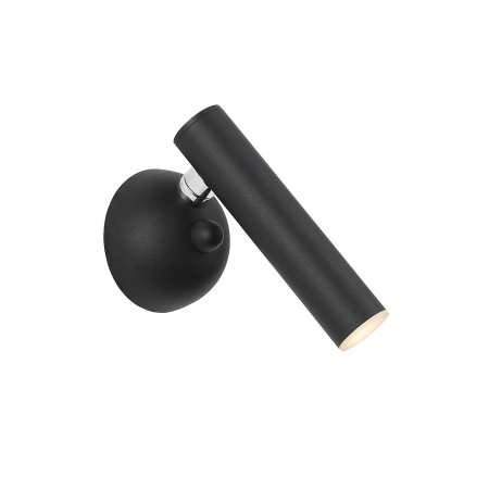 Aplica perete LED negru mat LOYA stil minimalist, rotativa, 003064-020076 - Zumaline
