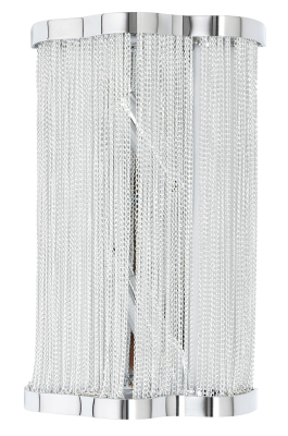 Aplica perete lux Anez 38x21,5 cm, design modern exclusivist, lanturi aluminiu/otel, 1080W - King [1]