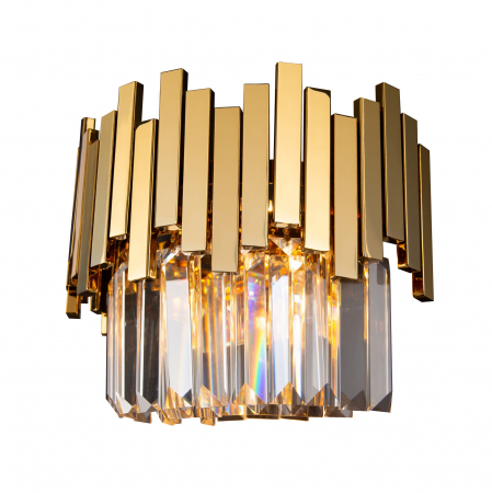 Promotii - Aplica perete lux aurie Katarine 26x16x20 cm metal/sticla, W0251 - Maxlight
