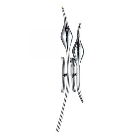 Aplica perete lux Charles aurie, crom, alba, neagra, metal, design modern, AZ 1018 - Azzardo [3]