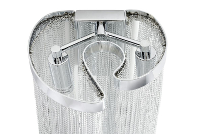 Aplica perete lux Vanco 20x45 cm design modern, aluminiu/otel, 1107W - King [3]