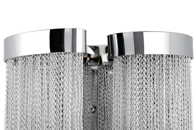 Aplica perete lux Vanco 20x45 cm design modern, aluminiu/otel, 1107W - King [1]