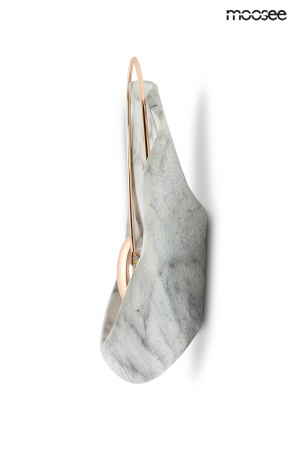 Aplica perete Marble design modern, imitatie marmura/metal auriu, iluminare LED, MSE1501100145 - King [2]