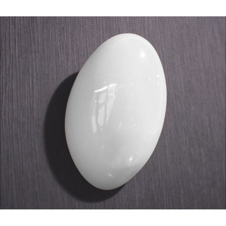 Aplica perete moderna alba Berglio 25x14 cm, sticla si metal, AZ 0151 - Azzardo [1]