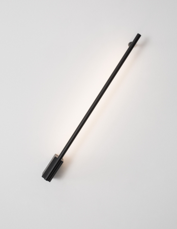 Aplica perete neagra Ottone 9 - 60/90/120 cm stil minimalist, iluminare LED, 9081130 - Novaluce [2]