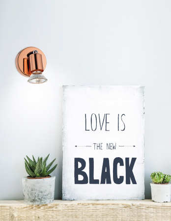Aplica perete nichel/cupru/negru/auriu/alb/maro cu spot LED Marila, din metal, 660001 - Novaluce [6]