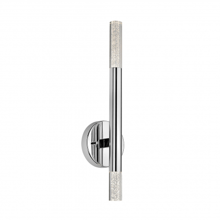 Promotii - Aplica perete crom/transparenta LED ONE 45 cm stil minimalist, iluminare la ambele capete, 003064-009128 - Zumaline