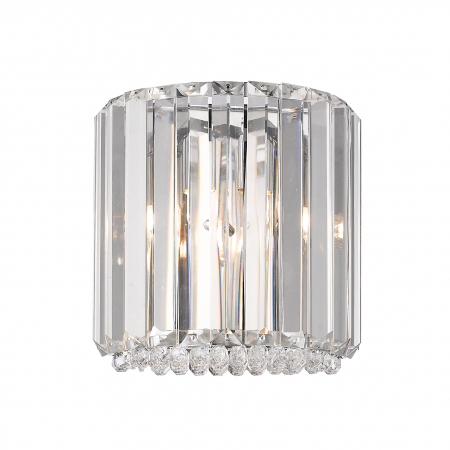 Aplice LED - Aplica perete glam din cristal PRINCE 18x19 cm, forma semirotunda, 003064-001922 - Zumaline