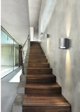 Aplica perete semirotunda cu deschidere reglabila Arden Rondo 13x9,5 cm, design minimalist, metal, AZ 1058 - Azzardo [8]
