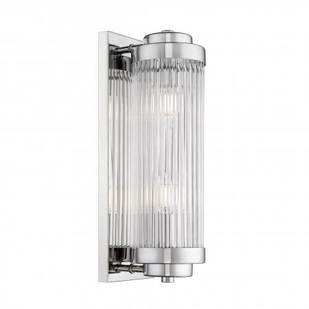 Promotii - Aplica perete verticala crom SERGIO 40 cm, stil clasic glam, 003064-021944 - Zumaline