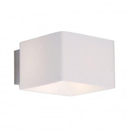 Aplice LED - Aplica perete sticla colorata rosie/galbena/alba/neagra Zana forma patrat, design modern, AZ 0137 - Azzardo