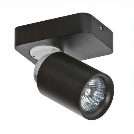Aplica perete/tavan cu spot lumina reglabil Somay metal negru/alb, design modern, AZ 0662 - Azzardo [3]