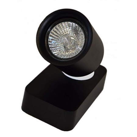 Aplica perete/tavan cu spot lumina reglabil Somay metal negru/alb, design modern, AZ 0662 - Azzardo [6]