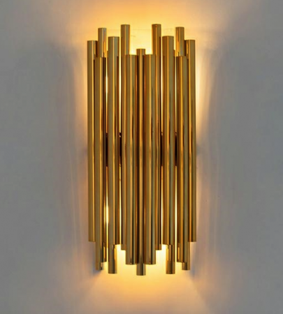 Aplice LED - APLICA PERETE TUBO GOLD, MSE010400200 - King