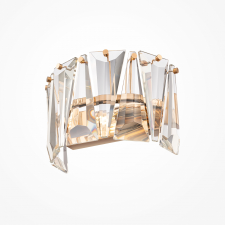 Aplice LED - Aplica Puntes MOD043WL-01G, 1xE14, aurie+transparenta, IP20, Maytoni