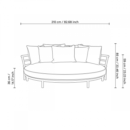   Pat de exterior Laguno nisip lewis alb/grey 116096 EICHHOLTZ [8]