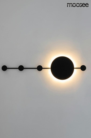 Aplică Shadow Hang 89x4,5x24,5 cm, Metal Negru Mat - Moosee [5]