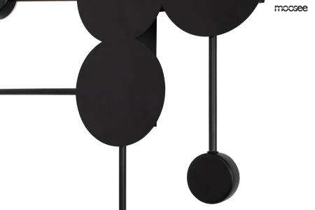 Aplică Shadow Multi 102x5,5x80 cm, Metal Negru Mat - Moosee [1]