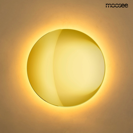 Aplică Shadow Sun 25x3,5x25 cm, Aluminiu și Metal Auriu - Moosee [2]