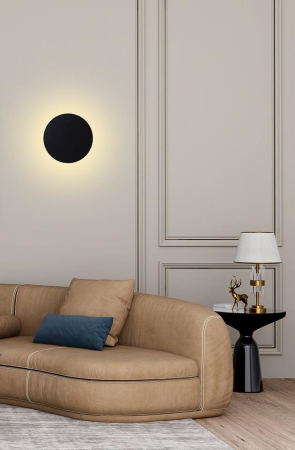 Aplică Shadow Sun 25x3,5x25 cm, Metal și Aluminiu Negru - Moosee [6]
