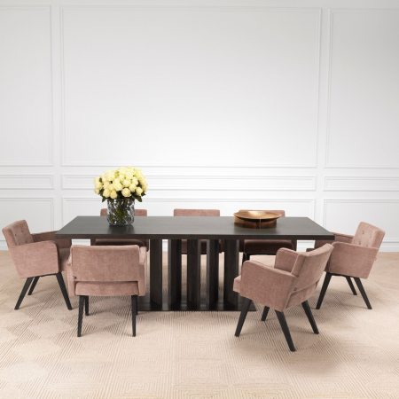   Scaun de dining Locarno sisley roz 117016 EICHHOLTZ [1]