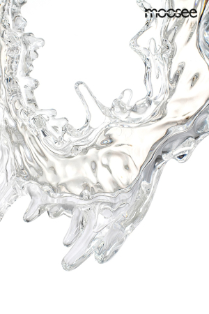 Aplică Splash M 56x20x65 cm, Oțel și Acrilic Argintiu - Moosee [4]
