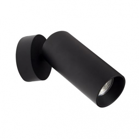 Aplice LED - Aplica spot cilindric reglabil premium negru/alb Canoli, din metal, 821601 - Novaluce