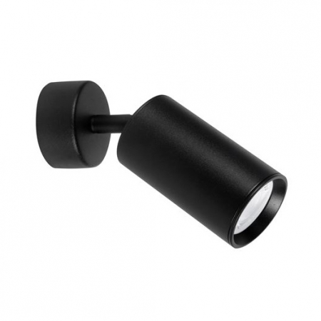 Promotii - Aplica spot cilindric reglabil premium negru/alb Genia, din metal, 9184312 - Novaluce