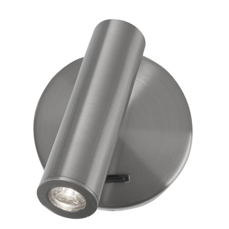 Aplica spot LED reglabil crom/alb/negru Gelso, din metal, switch ON/OFF, 8140522 - Novaluce [0]