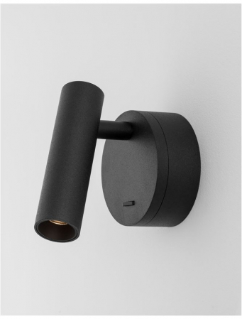 Aplica spot LED reglabil negru/alb/auriu Karla, din metal, switch ON/OFF, 9030201 - Novaluce [12]