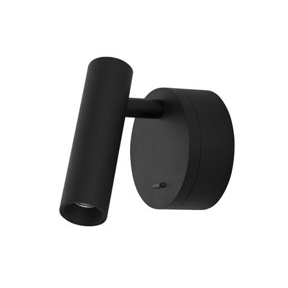 Aplice LED - Aplica spot LED reglabil negru/alb/auriu Karla, din metal, switch ON/OFF, 9030202 - Novaluce