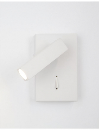 Aplica spot LED reglabil negru/alb Rupi, din metal, switch ON/OFF, 9081351 - Novaluce [4]