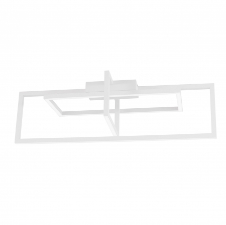 Aplica tavan dimabila alba/neagra stil minimalist Trace 91 cm, forma dreptunghiuri combinate, 9086020 - Novaluce [7]