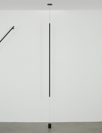 Aplica verticala incastrata podea-tavan Gohar neagra 120 cm stil minimalist, iluminare LED, 9088107 - Novaluce [4]