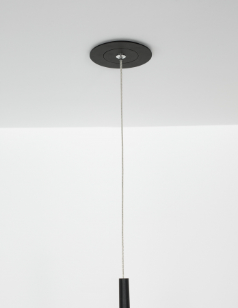 Aplica verticala incastrata podea-tavan Gohar neagra 120 cm stil minimalist, iluminare LED, 9088107 - Novaluce [2]