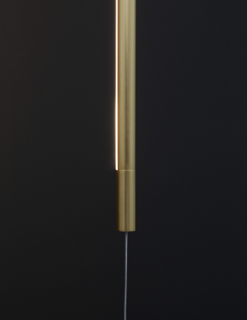 Aplica verticala podea-tavan aurie/neagra Gohar 120 cm stil minimalist, iluminare LED, 9088106 - Novaluce [3]